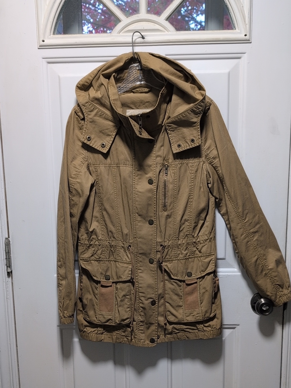 Garage Tan Hooded Utility Jacket